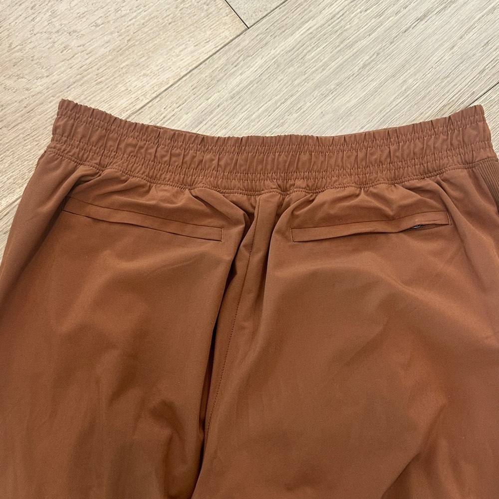 Athleta Brown Jogger Pants with side ribbed detail - Picture 6 of 6